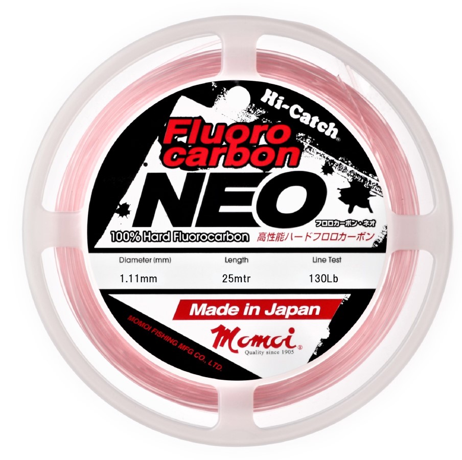 Momoi Pink Fluorocarbon 1.11mm Pesca jigging