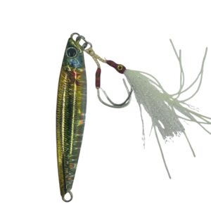 JIG WITH BELLY GLOW AND DOUBLE ASSIST HOOK