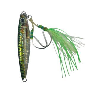 JIG WITH BELLY GLOW AND DOUBLE ASSIST HOOK