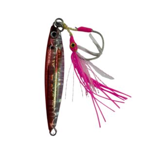 JIG WITH BELLY GLOW AND DOUBLE ASSIST HOOK