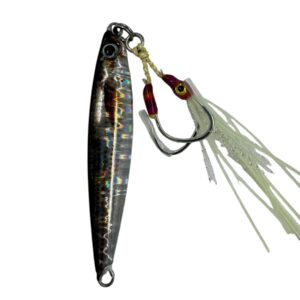 JIG WITH BELLY GLOW AND DOUBLE ASSIST HOOK